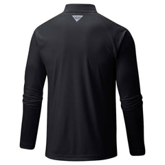 Baltimore Orioles Terminal Tackle Omni-Shade Raglan Quarter-Zip Pullover Top - Black | Columbia
