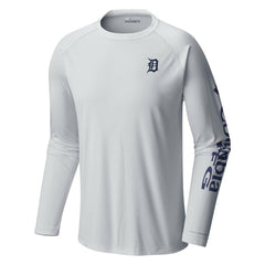Detroit Tigers Terminal Tackle Long Sleeve T-Shirt - White | Columbia