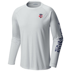 Minnesota Twins Terminal Tackle Long Sleeve T-Shirt - White | Columbia