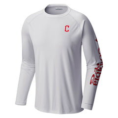 Cleveland Guardians Terminal Tackle Long Sleeve T-Shirt - White | Columbia