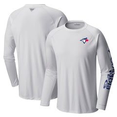 Toronto Blue Jays Terminal Tackle Long Sleeve T-Shirt - White | Columbia