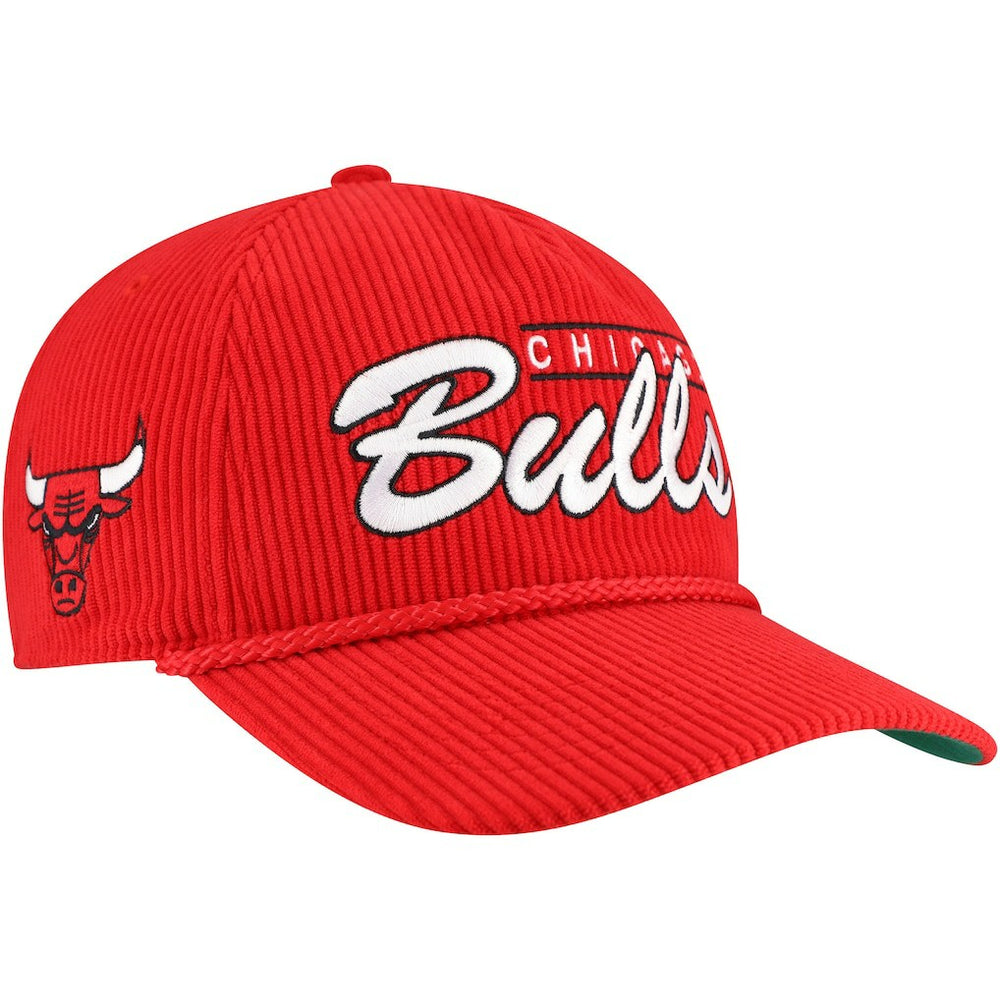 Chicago Bulls '47 Double Header Sidepatch Cord Hitch Adjustable Hat - Red | 47 brand shop