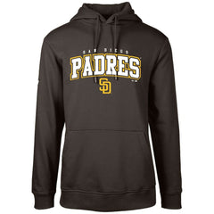 San Diego Padres Levelwear Podium Team Arch Pullover Hoodie - Brown
