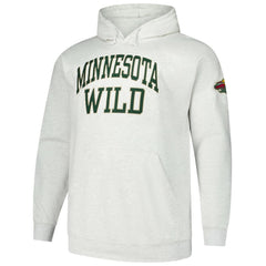 Minnesota Wild Fanatics Big & Tall Fleece Pullover Hoodie Heather Gray