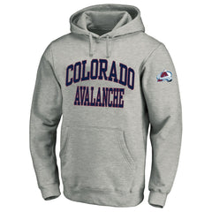 Colorado Avalanche Fanatics Big & Tall Fleece Pullover Hoodie Heather Gray