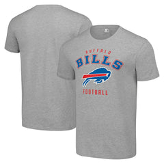 Buffalo Bills Starter Logo T-Shirt - Heather Gray discount