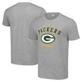 Green Bay Packers Starter Logo T-Shirt - Heather Gray discount
