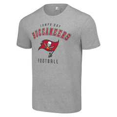 Tampa Bay Buccaneers Starter Logo T-Shirt - Heather Gray cheap