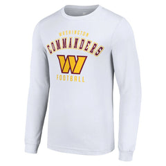 Washington Commanders Starter Long Sleeve T-Shirt - White discount