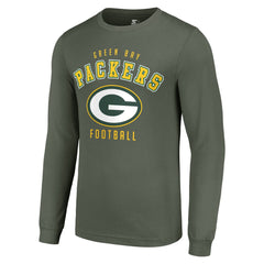 Green Bay Packers Starter Long Sleeve T-Shirt - Green discount