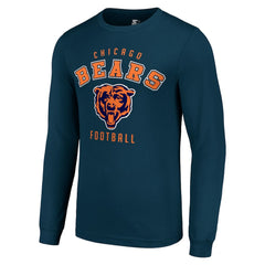 Chicago Bears Starter Long Sleeve T-Shirt - Navy online