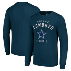 Dallas Cowboys Starter Long Sleeve T-Shirt - Navy online