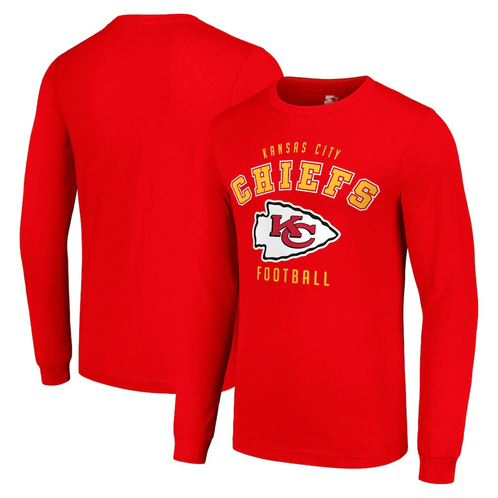 Kansas City Chiefs Starter Long Sleeve T-Shirt - Red discount