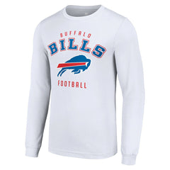Buffalo Bills Starter Long Sleeve T-Shirt - White for sale