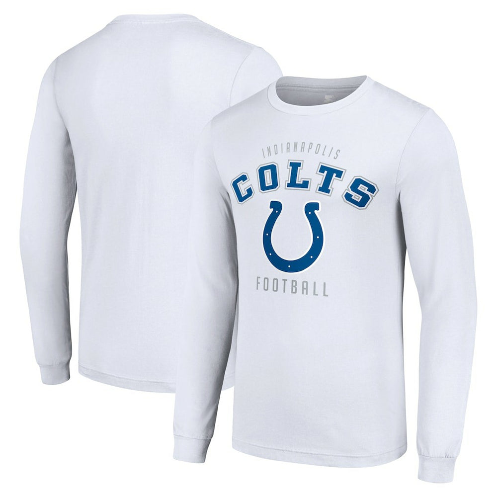 Indianapolis Colts Starter Long Sleeve T-Shirt - White outlet