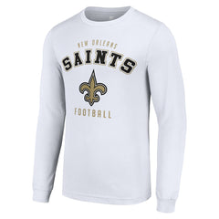 New Orleans Saints Starter Long Sleeve T-Shirt - White cheap