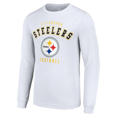 Pittsburgh Steelers Starter Long Sleeve T-Shirt - White online