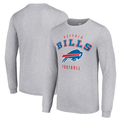 Buffalo Bills Starter Long Sleeve T-Shirt - Heather Gray outlet