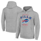 Buffalo Bills Starter Unisex Logo Pullover Hoodie - Heather Gray sale