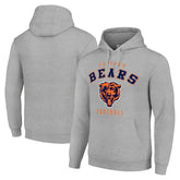 Chicago Bears Starter Unisex Logo Pullover Hoodie - Heather Gray online