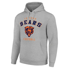 Chicago Bears Starter Unisex Logo Pullover Hoodie - Heather Gray online