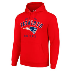 New England Patriots Starter Unisex Logo Pullover Hoodie - Red on sale