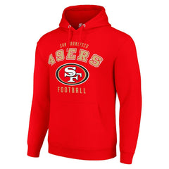San Francisco 49ers Starter Unisex Logo Pullover Hoodie - Scarlet outlet