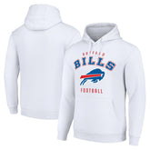 Buffalo Bills Starter Unisex Logo Pullover Hoodie - White sale