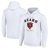 Chicago Bears Starter Unisex Logo Pullover Hoodie - White for sale