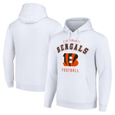 Cincinnati Bengals Starter Unisex Logo Pullover Hoodie - White sale