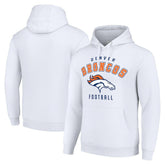 Denver Broncos Starter Unisex Logo Pullover Hoodie - White outlet