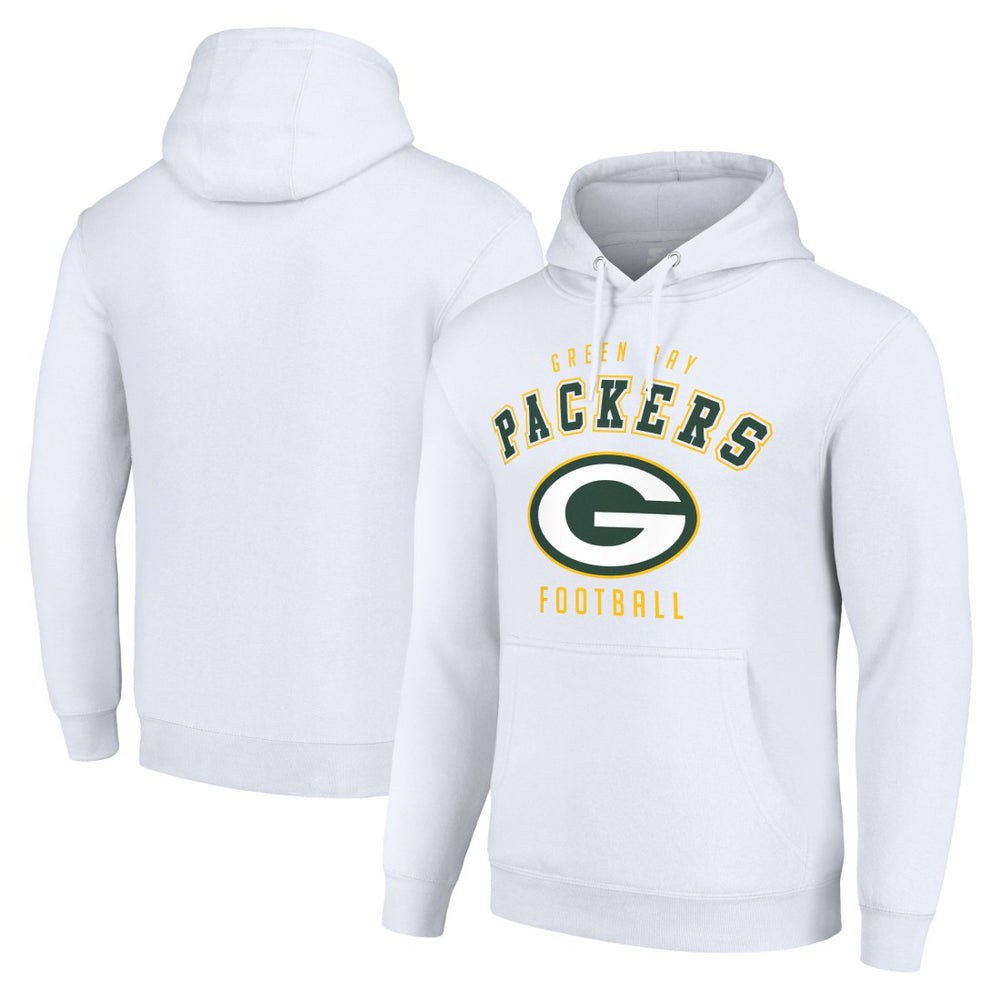 Green Bay Packers Starter Unisex Logo Pullover Hoodie - White online