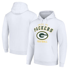 Green Bay Packers Starter Unisex Logo Pullover Hoodie - White online