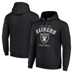 Las Vegas Raiders Starter Unisex Logo Pullover Hoodie - Black for sale