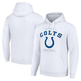Indianapolis Colts Starter Unisex Logo Pullover Hoodie - White outlet
