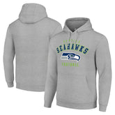 Seattle Seahawks Starter Unisex Logo Pullover Hoodie - Heather Gray outlet