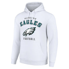 Philadelphia Eagles Starter Unisex Logo Pullover Hoodie - White for sale