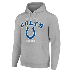 Indianapolis Colts Starter Unisex Logo Pullover Hoodie - Heather Gray outlet