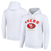 San Francisco 49ers Starter Unisex Logo Pullover Hoodie - White cheap