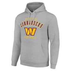 Washington Commanders Starter Unisex Logo Pullover Hoodie - Heather Gray on sale