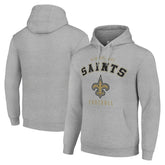 New Orleans Saints Starter Unisex Logo Pullover Hoodie - Heather Gray for sale