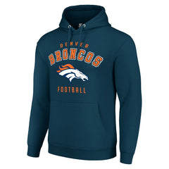 Denver Broncos Starter Unisex Logo Pullover Hoodie - Navy outlet