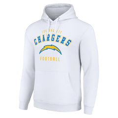 Los Angeles Chargers Starter Unisex Logo Pullover Hoodie - White sale