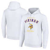 Minnesota Vikings Starter Unisex Logo Pullover Hoodie - White sale