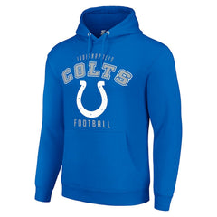 Indianapolis Colts Starter Unisex Logo Pullover Hoodie - Royal cheap