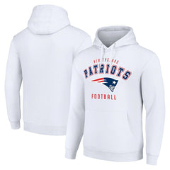 New England Patriots Starter Unisex Logo Pullover Hoodie - White cheap