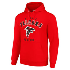 Atlanta Falcons Starter Unisex Logo Pullover Hoodie - Red cheap