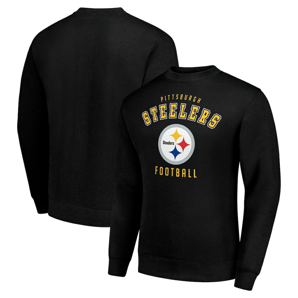 Pittsburgh Steelers Starter Team Logo Pullover Sweatshirt - Black for sale