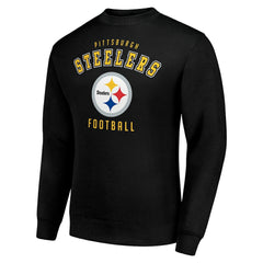 Pittsburgh Steelers Starter Team Logo Pullover Sweatshirt - Black for sale