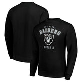 Las Vegas Raiders Starter Team Logo Pullover Sweatshirt - Black on sale